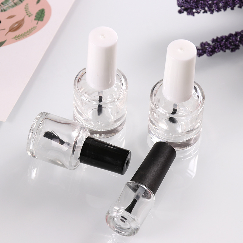 Unique Design 5ml 8ml 10ml 15ml Nail Polish Glass Bottles New Arrival Square Customized Screen Printing for Personal Care Made