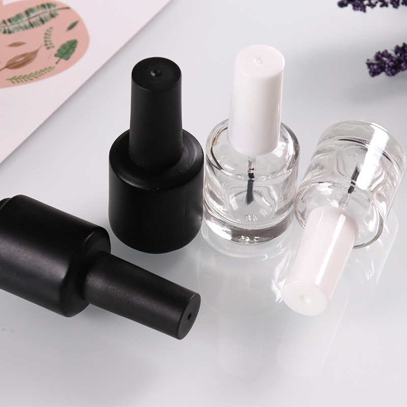Unique Design 5ml 8ml 10ml 15ml Nail Polish Glass Bottles New Arrival Square Customized Screen Printing for Personal Care Made