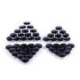 Free Sample Travel Size  Black Vials Containers 3g 5g Small Jar Plastic