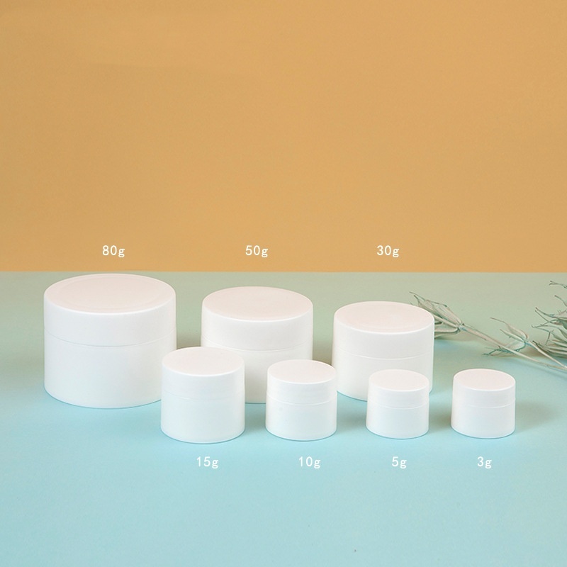 3g 5g 10g 15g 30g 80g Scrub Cream Jar Cosmetic Cream Jar Container PP 50g Cream Packaging Jar