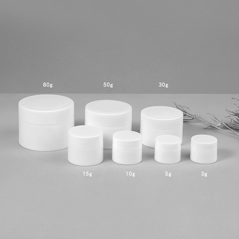 3g 5g 10g 15g 30g 80g Scrub Cream Jar Cosmetic Cream Jar Container PP 50g Cream Packaging Jar