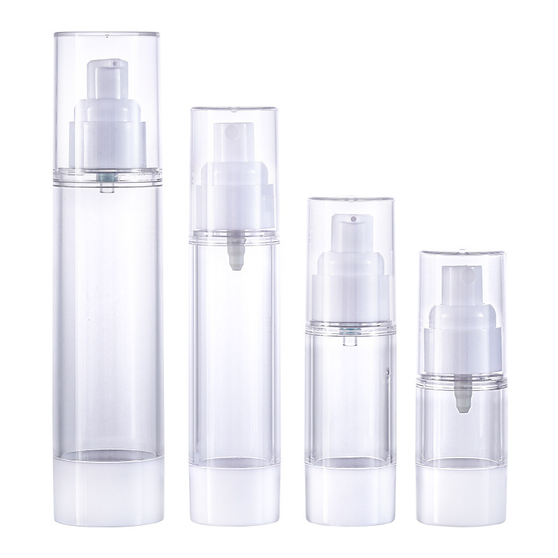 SkinCare Packaging 15ml 30ml 50ml Airless Pump Bottle Plastic 100ml Body Spray Bottle Lotion Bottle Cosmetic Packaging
