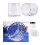Wholesale 200g Capacity SUNSHINE Plastic PP Clear Container Empty Fancy Skincare Jar for Cosmetics Skin Care Cream Recyclable