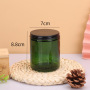 Wholesale 4oz 8oz Colored Glass Empty Jars Aluminum Cap Recyclable Feature for Candles