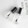 Custom 8ml Empty Fancy Nails Care Polish Round Glass Bottles With Caps