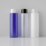 200ml PET for Clear Cosmetic Cylinder Bottles Double Screw Cap with Pump Sprayer Twist-up Sealing Type