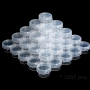 5g Transparent Black Mini Sample Lipstick Empty Jar Round Cream Cosmetic Container Recyclable for Eye Cream Use