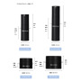 High Quality Custom PP Cosmetic Set Airless Pump Bottle with Cream Jar for Professional Beauty Product Lines