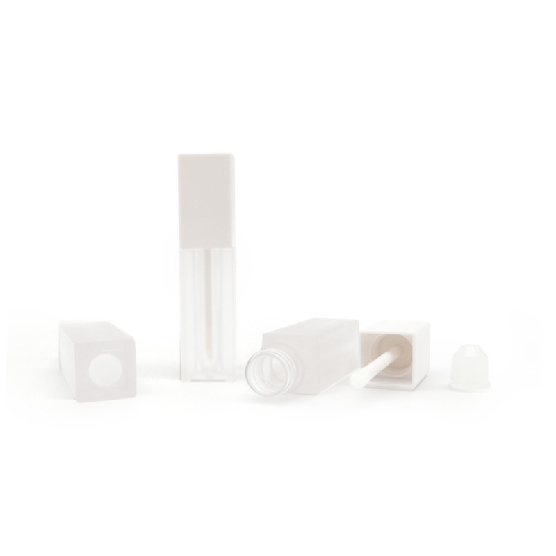 Wholesale Empty Lipstick Tube Empty Lipstick Matte White Tube Container Cosmetic Lip Gloss Liquid Tubes Empty Lipstick Tube