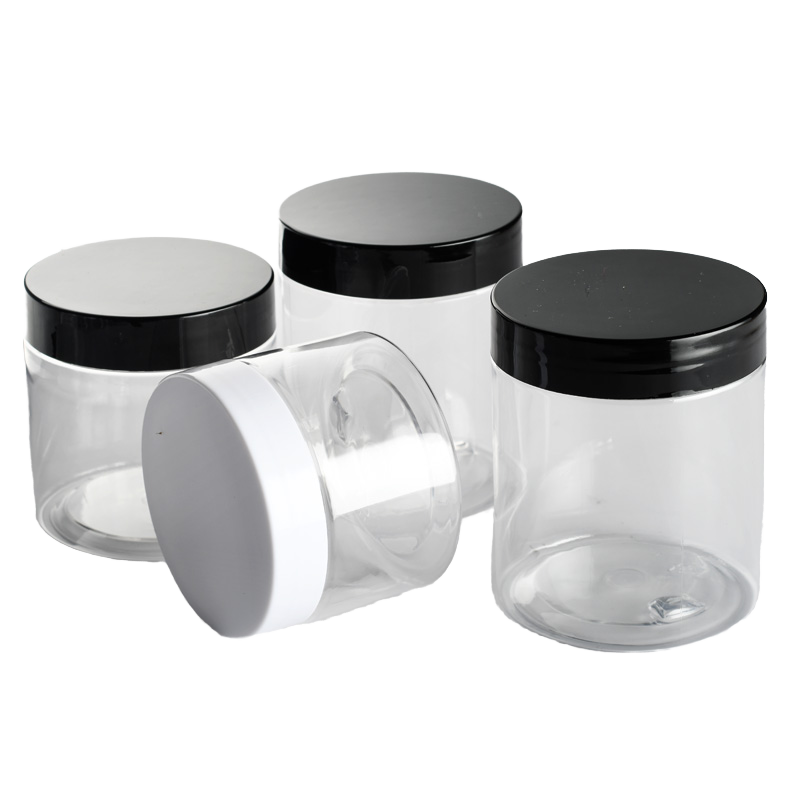 High Quality 200ml/280g Round PET Plastic Honey Syrup Squeeze Bottles Hot Sale with Screw Cap for Chocolate Salad Sugar Storage