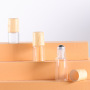 Wooden Lid 1ml 2ml 3ml 5ml Cosmetic Glass Serum Roller Bottles Skincare Essential Oil Glass Roller Bottle
