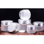 High Quality Empty Packaging 5g 10g 20g 50g 100g Amber clear Cosmetic Jars Glass Makeup Jars Glass