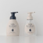 Transparent PET 250ml Facial Cleanser Packaging Empty for Clear Foam Pump Bottle for Liquid Soap Shampoo Sealed with Pump