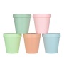 Eco Friendly Colorful PP Plastic Cream Jar Cosmetic Containers