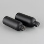 Wholesale Food Grade Empty Matte Black Aluminum Metal Bottle With Lotion Pump for Cosmetic Shampoo Packaging