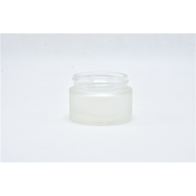 Wholesale Round Shape 30G 50G White Frosted Glass Cream Jar