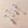 Luxury 1oz 30ml Empty Clear Glass Dropper Bottle Serum Bottle Cosmetic Essential Oil Dropper Bottle Silver Lid