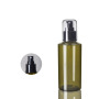 Round Shape Amber Green Plastic Spray Bottles 200ml Bulk Cosmetic Skincare Lotion Pet Bottles Spray
