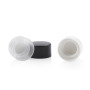 Wholesale PET 8oz Round Amber Bottle Plastic Cosmetic Bottle with Double Screw Cap 150ml Pet Plastic Bottles