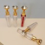 High Quality Clear Plastic Lip Gloss Tube 2ml Capacity with Gold Top for Private Label Skin Care for Cosmetics and Lipstick