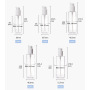 Wholesale Label Sticker Empty 120ml Skincare 4oz Body Oil Pump Pet Cosmetic Plastic Bottles for Oil