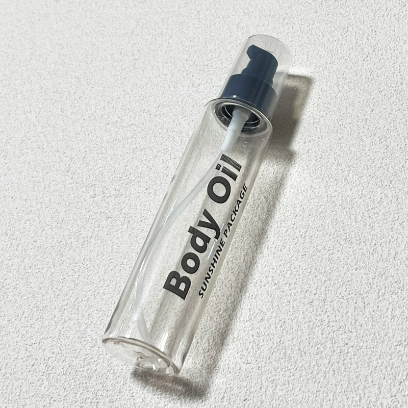Wholesale Label Sticker Empty 120ml Skincare 4oz Body Oil Pump Pet Cosmetic Plastic Bottles for Oil
