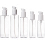 Wholesale Label Sticker Empty 120ml Skincare 4oz Body Oil Pump Pet Cosmetic Plastic Bottles for Oil