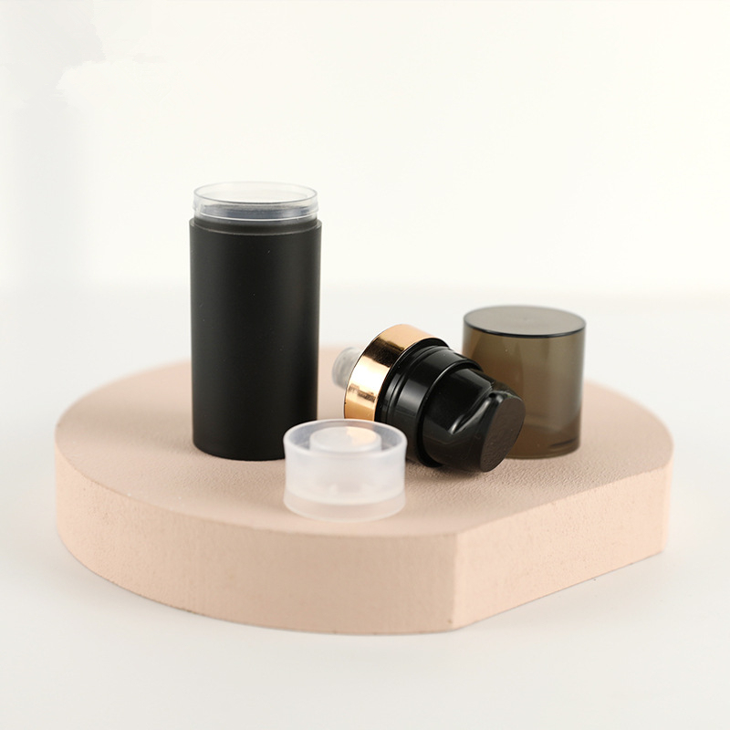 Customized 5ml 10ml 15ml Plastic Airless Refillable Pump Lotion Bottle With Cap