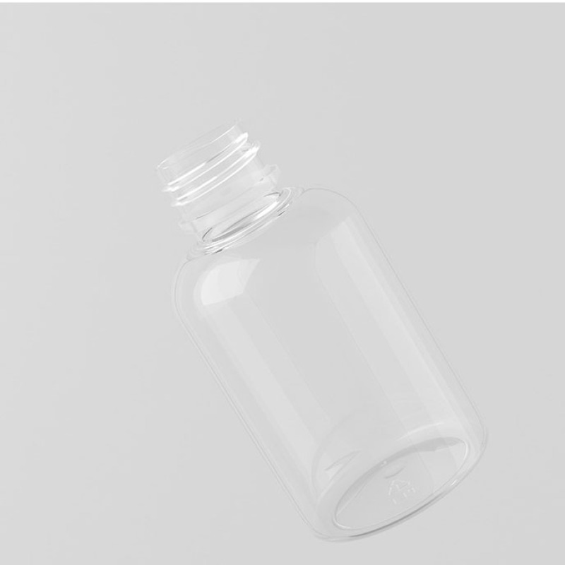 Hangzhou Bottle Factory Round PET Small Lotion Empty Serum  Packaging Container 50ml Plastic Bottle with Screw Cap
