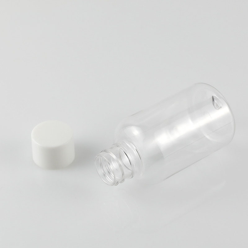 Hangzhou Bottle Factory Round PET Small Lotion Empty Serum  Packaging Container 50ml Plastic Bottle with Screw Cap