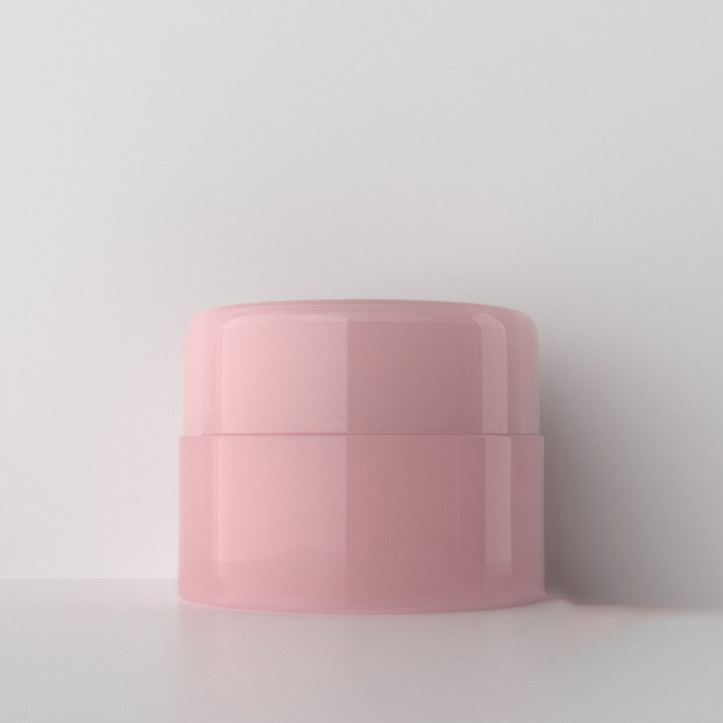 PP Empty 10g Small Cute Cream Jar Container Plastic pink Round Cosmetic Jar with Thick Wall