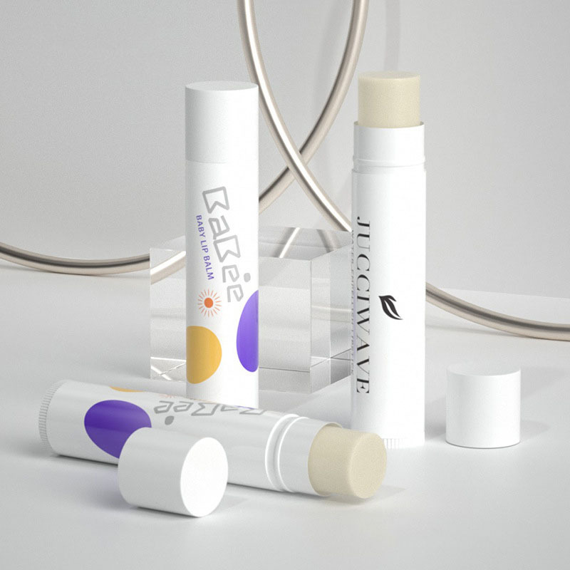 Wholesale White clear PP Cosmetic Skincare Tube Lipstick Empty Lipstick Tube Container Packaging 5g Lipstick Tube