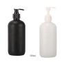 Top Sale Wholesale High Quality Matte Black White 250ml Frosted Shampoo Glass Bottle for Cosmetic