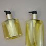 Cosmetics Containers 250ml 400ml PET clear Yellow Luxury Lotion Bottle Lotion Packaging Bottle Plastic Shampoo  Bottle Pump
