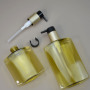 Cosmetics Containers 250ml 400ml PET clear Yellow Luxury Lotion Bottle Lotion Packaging Bottle Plastic Shampoo  Bottle Pump