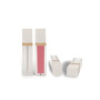 Wholesale 7ml Clear Plastic Lip Gloss Containers Tubes Empty Cosmetic Lipstick with Black Lid Screw Cap Printed Square Shape