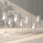 200ml Clear PET Foamer Pump Bottle Empty Transparent Plastic Foam Soap Dispenser Bottle with White Pump for Facial Cleanser