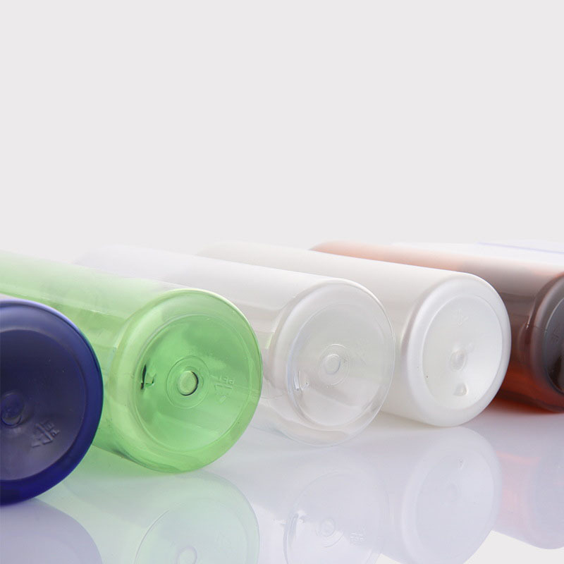 Yuyao Factory PET Packaging Bottles with Flip Cap clear 400ml Cosmetic Empty Plastic Bottle for Lotion