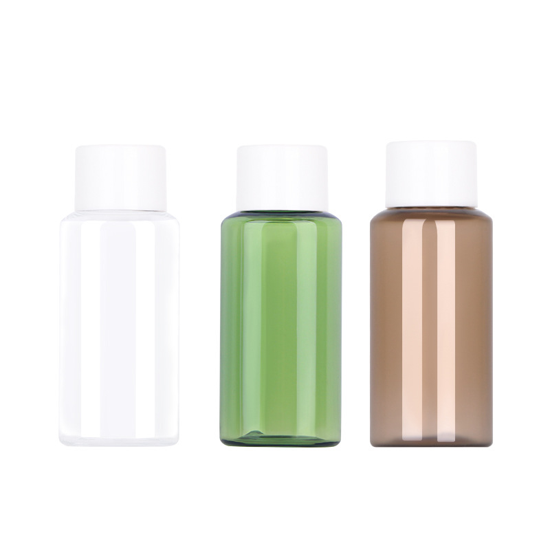 Private Label 30ml Clear PET Bottle Custom Design Refillable Container for Organic Facial Toner Brands