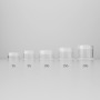 Wholesale 5g Clear Plastic PS Made Round Cosmetic Jars with PP Lid for Skin Care and Eye Creams Empty Cosmetic Jar