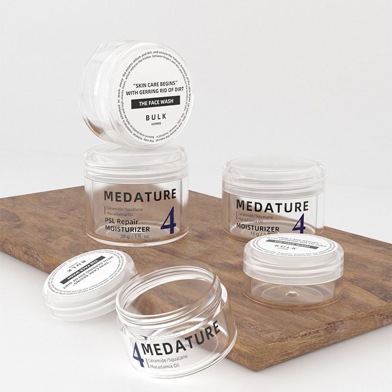 Wholesale 5g Clear Plastic PS Made Round Cosmetic Jars with PP Lid for Skin Care and Eye Creams Empty Cosmetic Jar