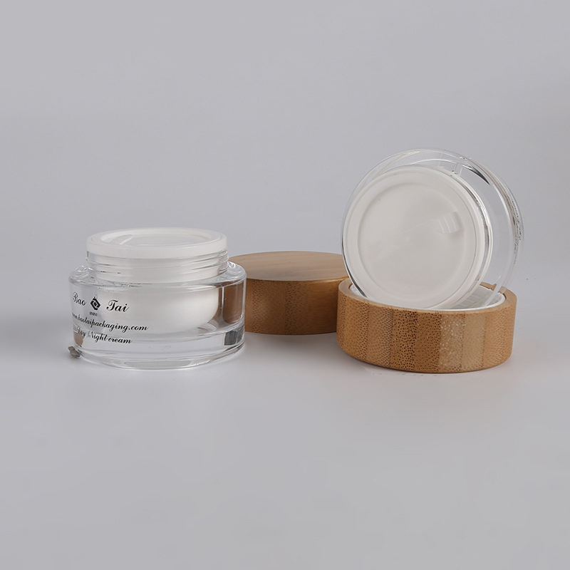 AS Clear Airless Bottle Accept Customized Colors with 30ml 40ml 50ml Lotion Pump Bottles for Skin Care Cream