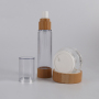 AS Clear Airless Bottle Accept Customized Colors with 30ml 40ml 50ml Lotion Pump Bottles for Skin Care Cream