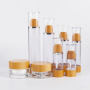AS Clear Airless Bottle Accept Customized Colors with 30ml 40ml 50ml Lotion Pump Bottles for Skin Care Cream