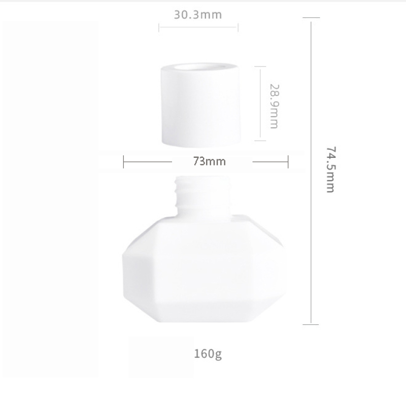Luxury Opal White Glass Oil Reed Diffuse Aroma Bottles Containers 100ml Wholesale for Household and Hotel