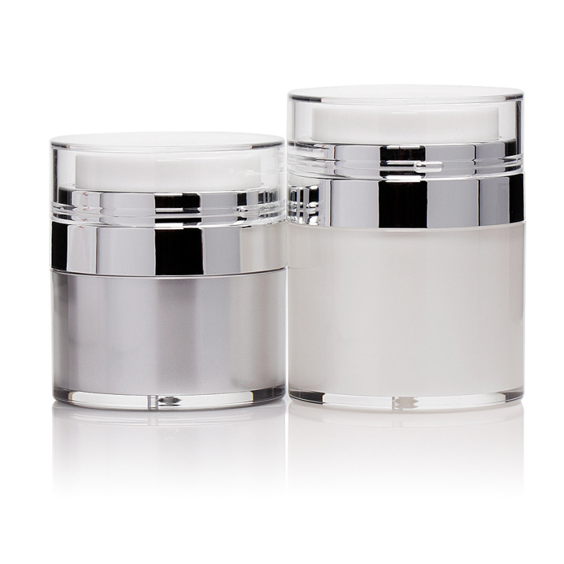 Bottle Manufacturers Plastic Cream Airless Jar With Lid