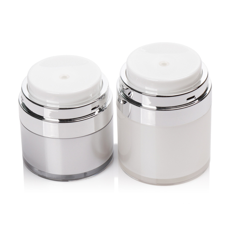 Bottle Manufacturers Plastic Cream Airless Jar With Lid
