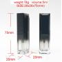 2024 Top Sale Luxury Lip Gloss Tubes High Quality 5ml Plastic Bottles Square Shape for Lipstick Wholesale Lipstick Packaging