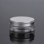 Wholesale 50ml Pet Plastic Cosmetic Cream Jar Empty Clear with Screw Top Lids for Skin Care Lotion