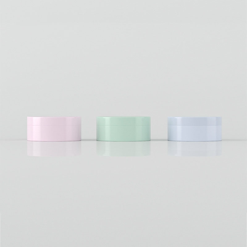 Stock Available pink Green Blue Empty 5g Round Cosmetic Plastic Powder Jars Container With Lids